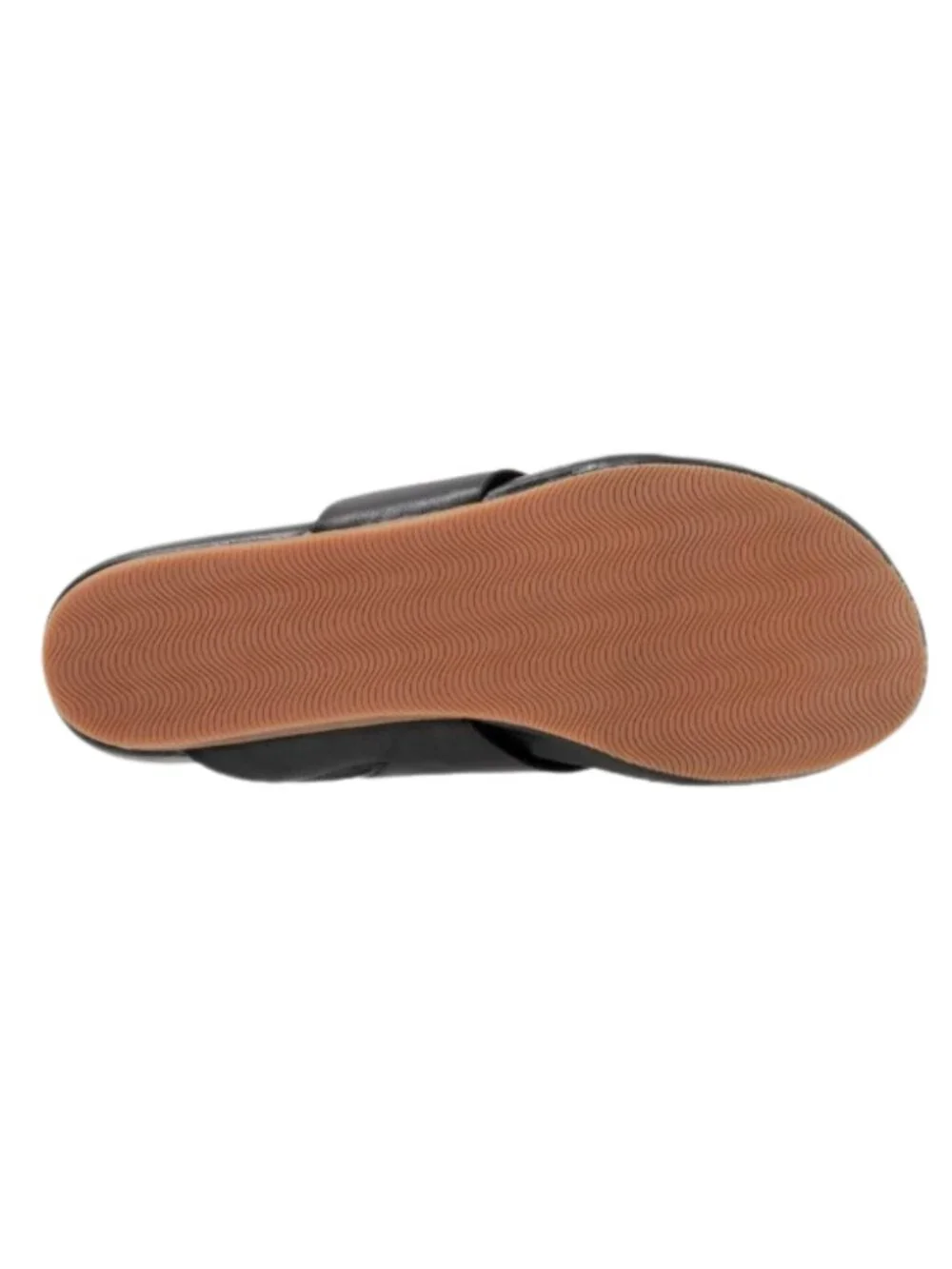 SoftWalk Chandler Women's Asymmetric Leather Thong Sandal - Black